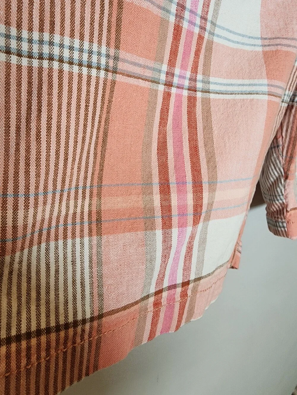 Linen Cotton NWT Tommy Hilfiger Plaid 9